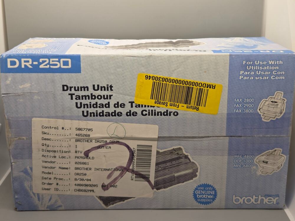 Brother DR-250 Original Drum Unit Black